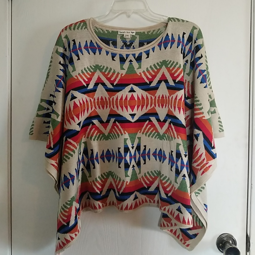 Double Zero poncho top